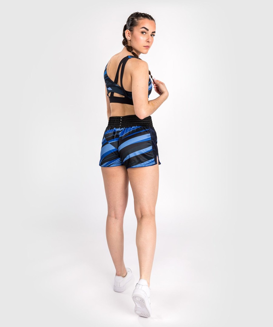 venum abyss muay thai shorts til kvinner - skyggeblå