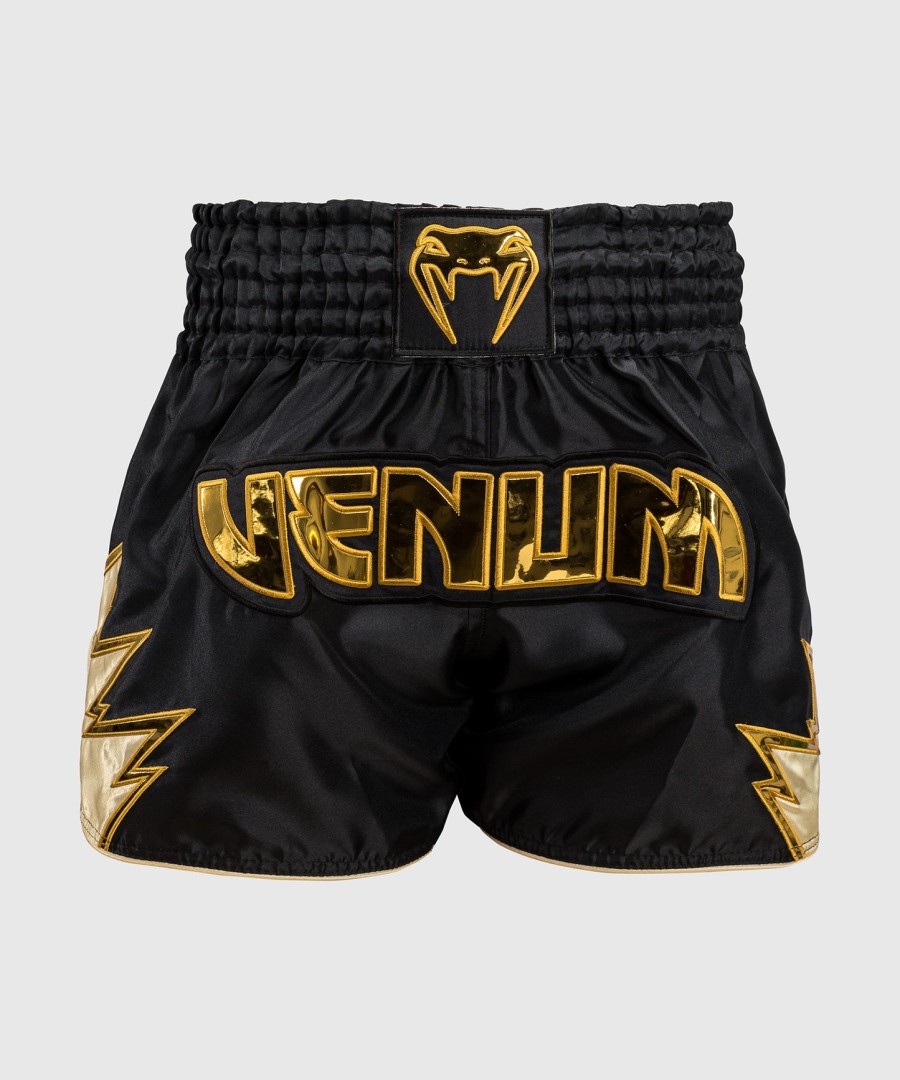 venum inferno muay thai shorts - svartgull