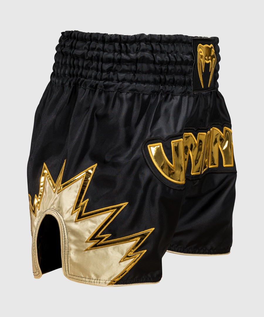 venum inferno muay thai shorts - svartgull