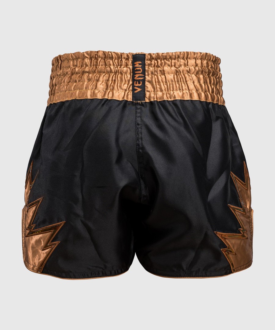 venum inferno muay thai shorts - svartbronse