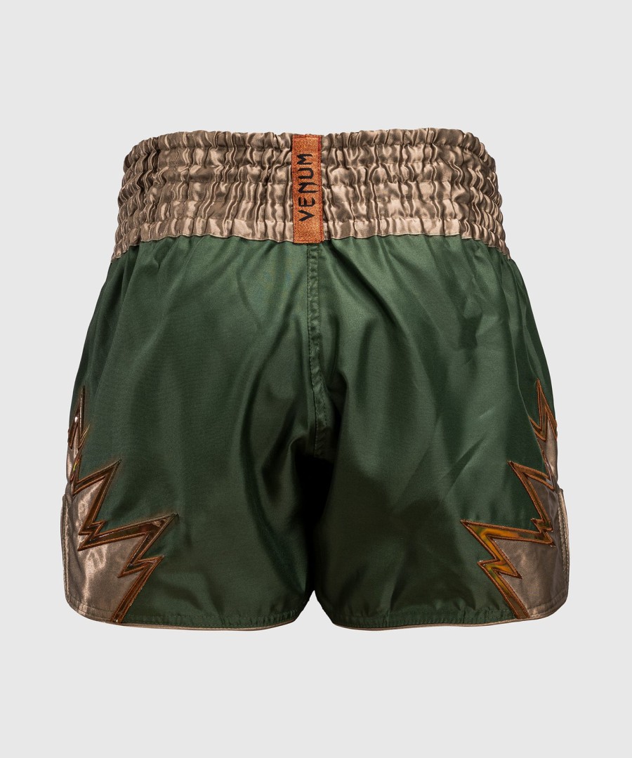 venum inferno muay thai shorts - khakibronse