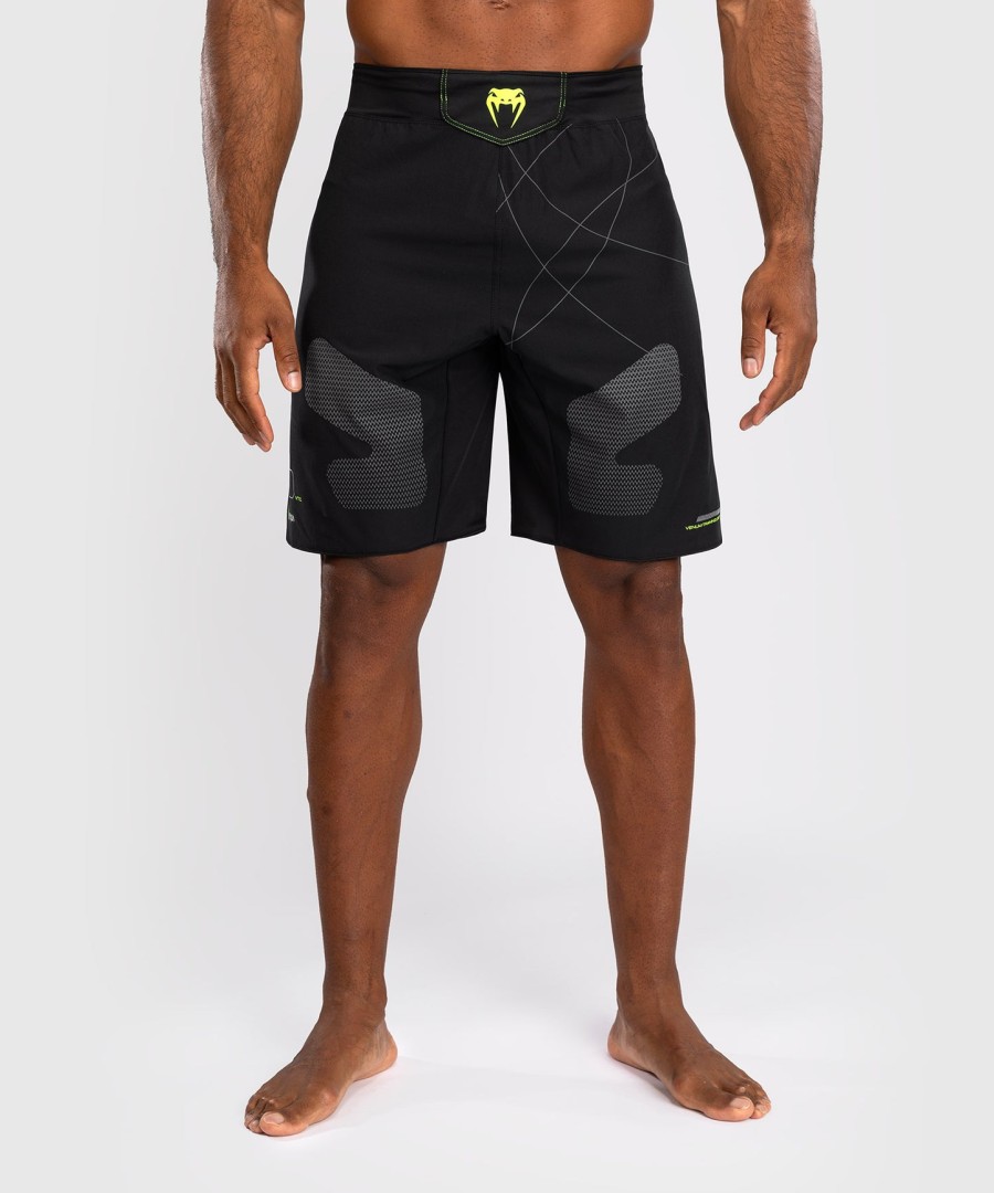 venum training camp 4.0 fight shorts - svartneongrønn