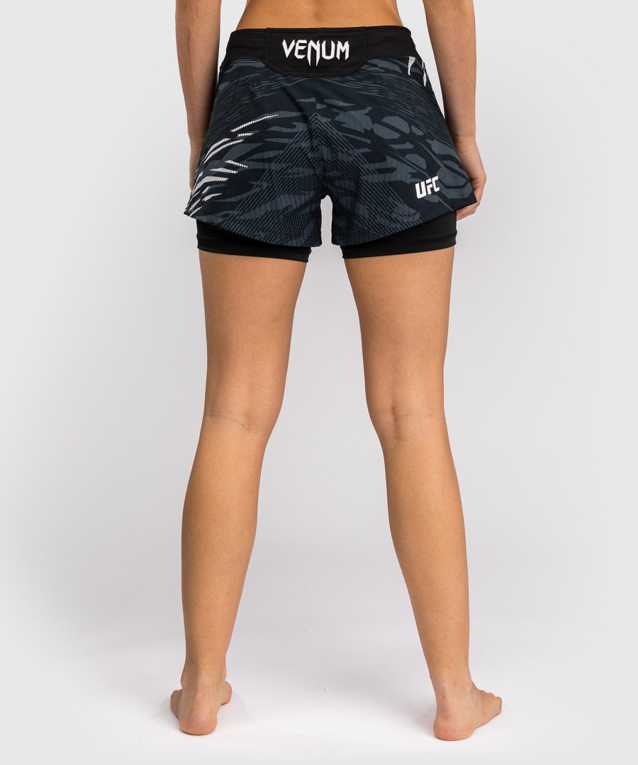 ufc fusion av venum authentic fight night dame kampshorts - svart