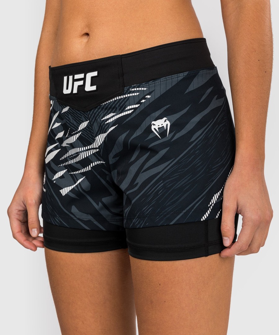 ufc fusion av venum authentic fight night dame kampshorts - svart