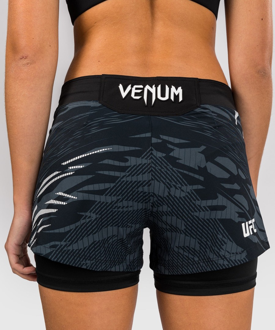 ufc fusion av venum authentic fight night dame kampshorts - svart