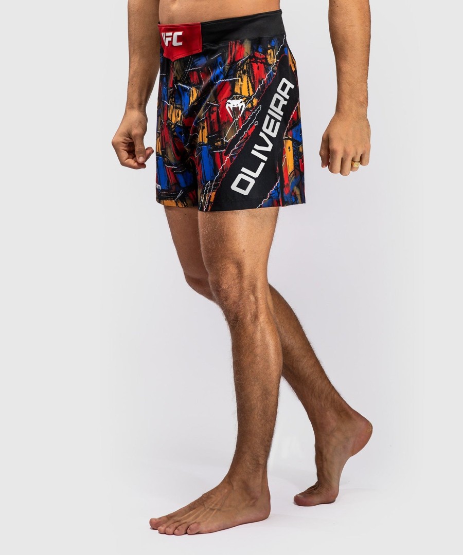 menn ufc unrivaled by venum red charles oliveira kampshorts