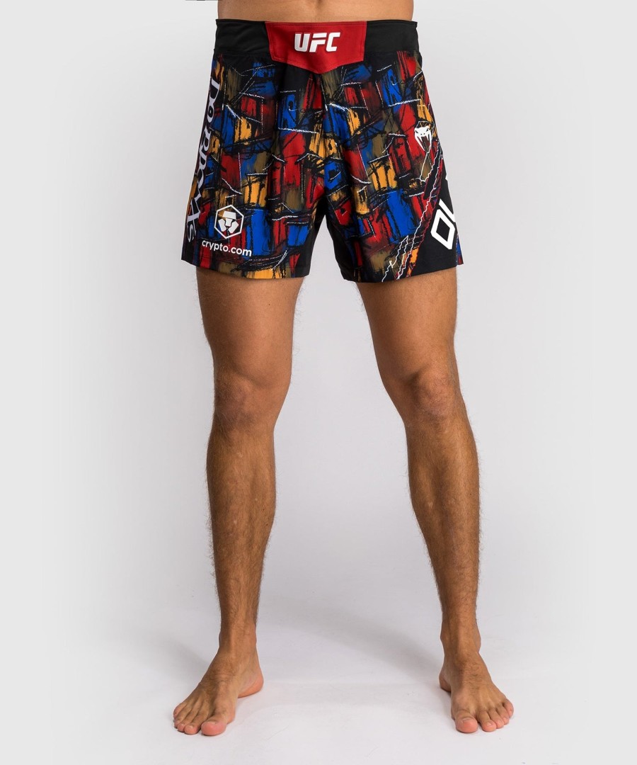 menn ufc unrivaled by venum red charles oliveira kampshorts