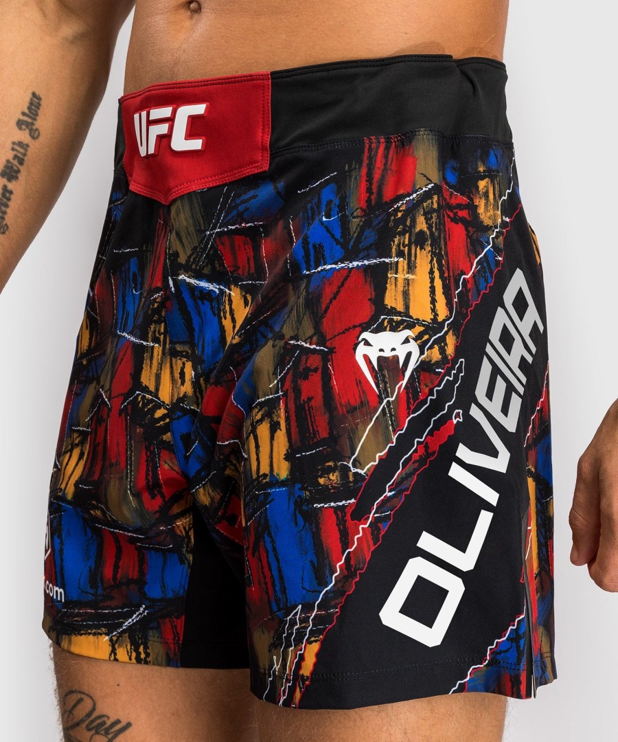 menn ufc unrivaled by venum red charles oliveira kampshorts