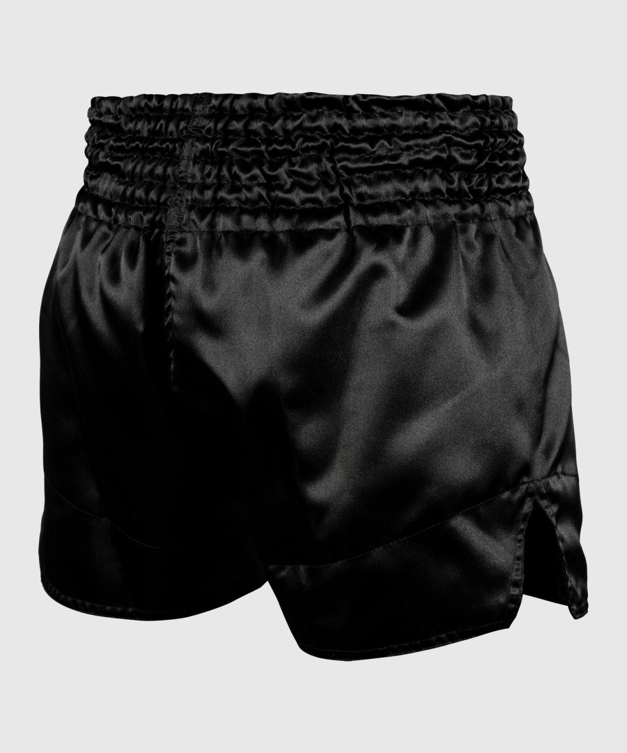 venum classic muay thai shorts - svartfluorescerende gul