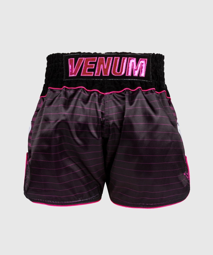 venum attack muay thai shorts - svartrosa