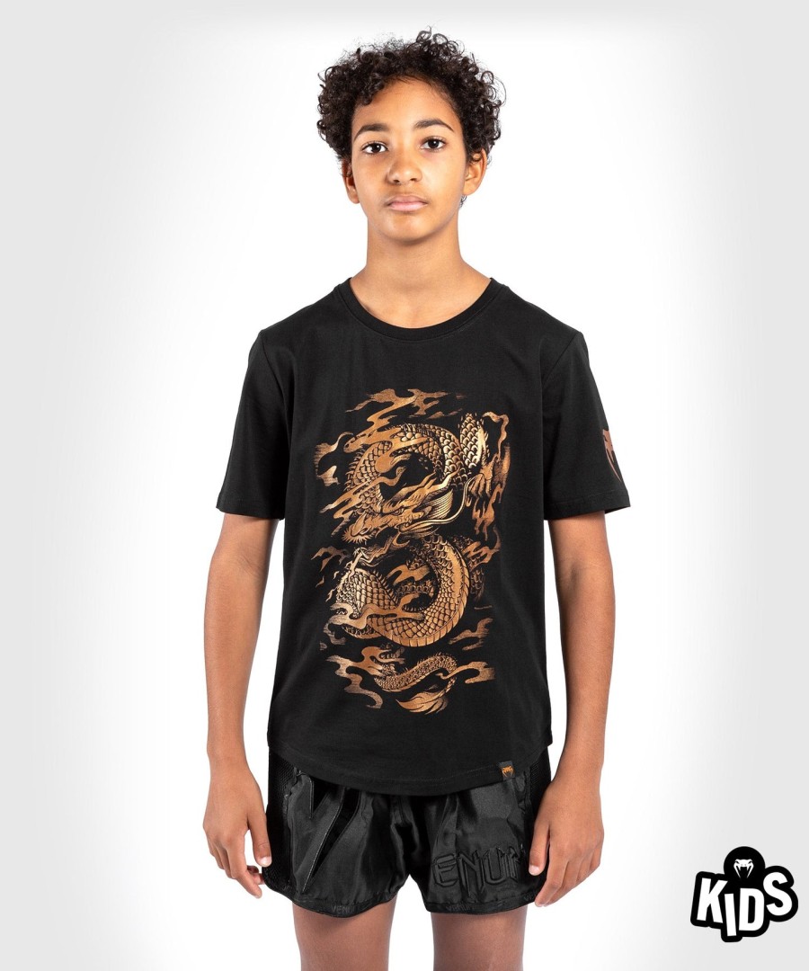venum dragon flight barne t-skjorte - svartbronse