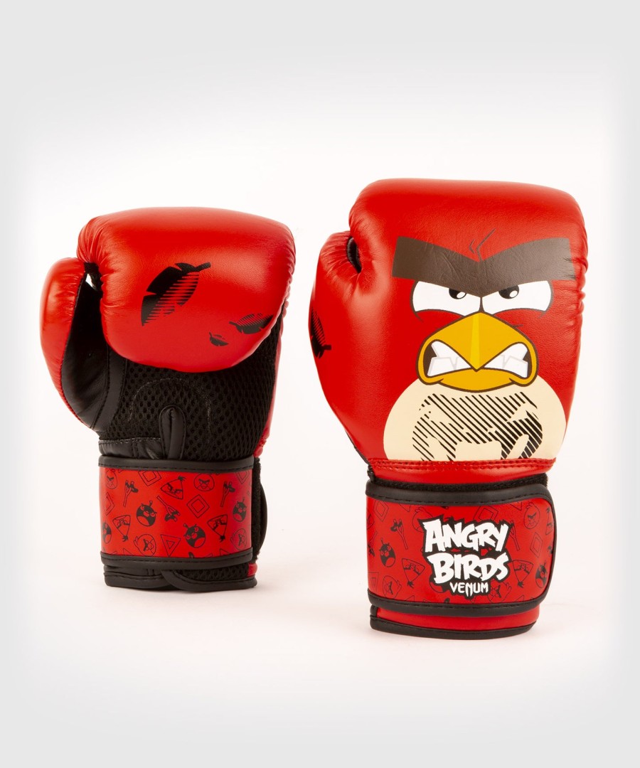 venum angry birds boksehansker - for barn - rød