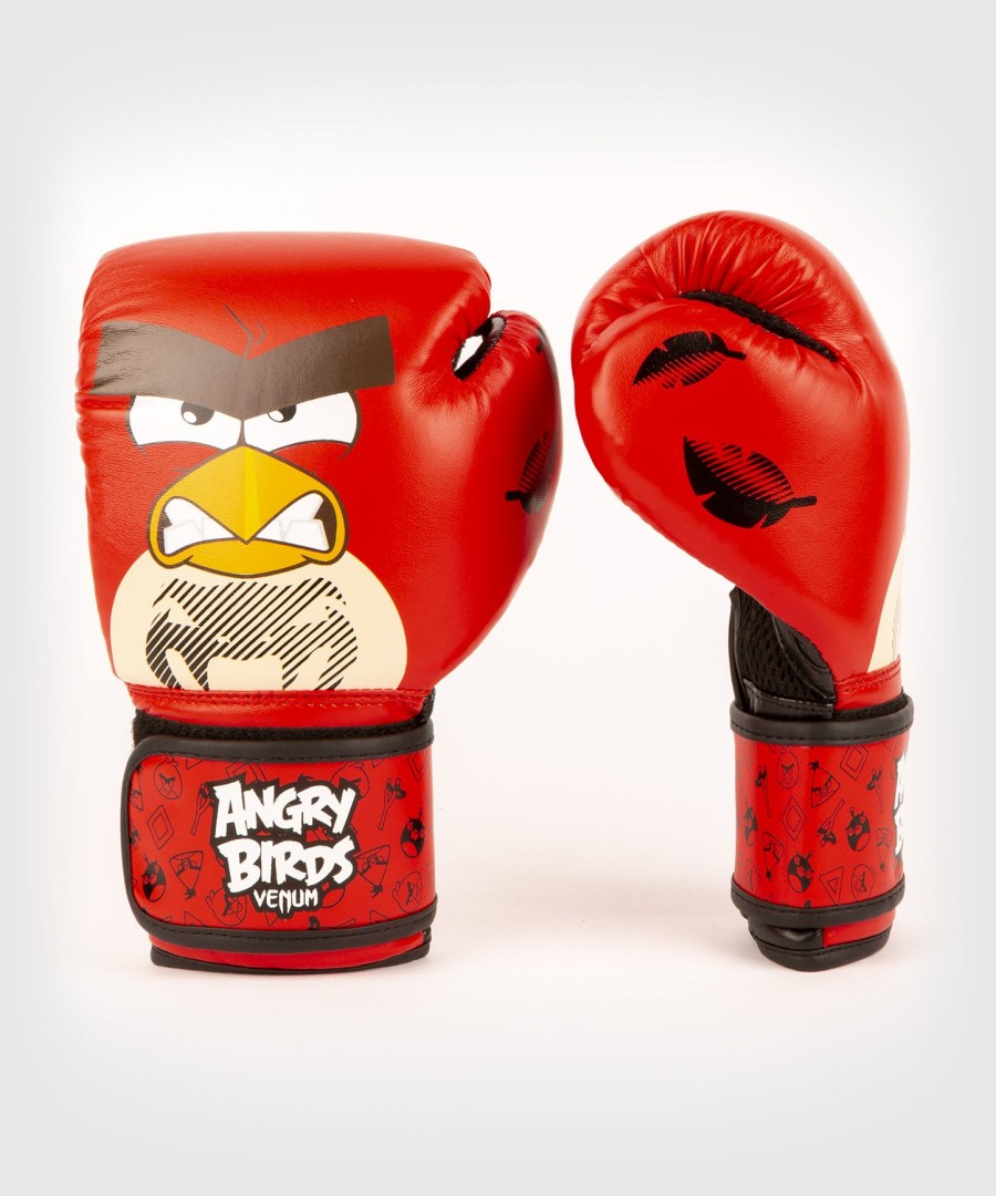 venum angry birds boksehansker - for barn - rød