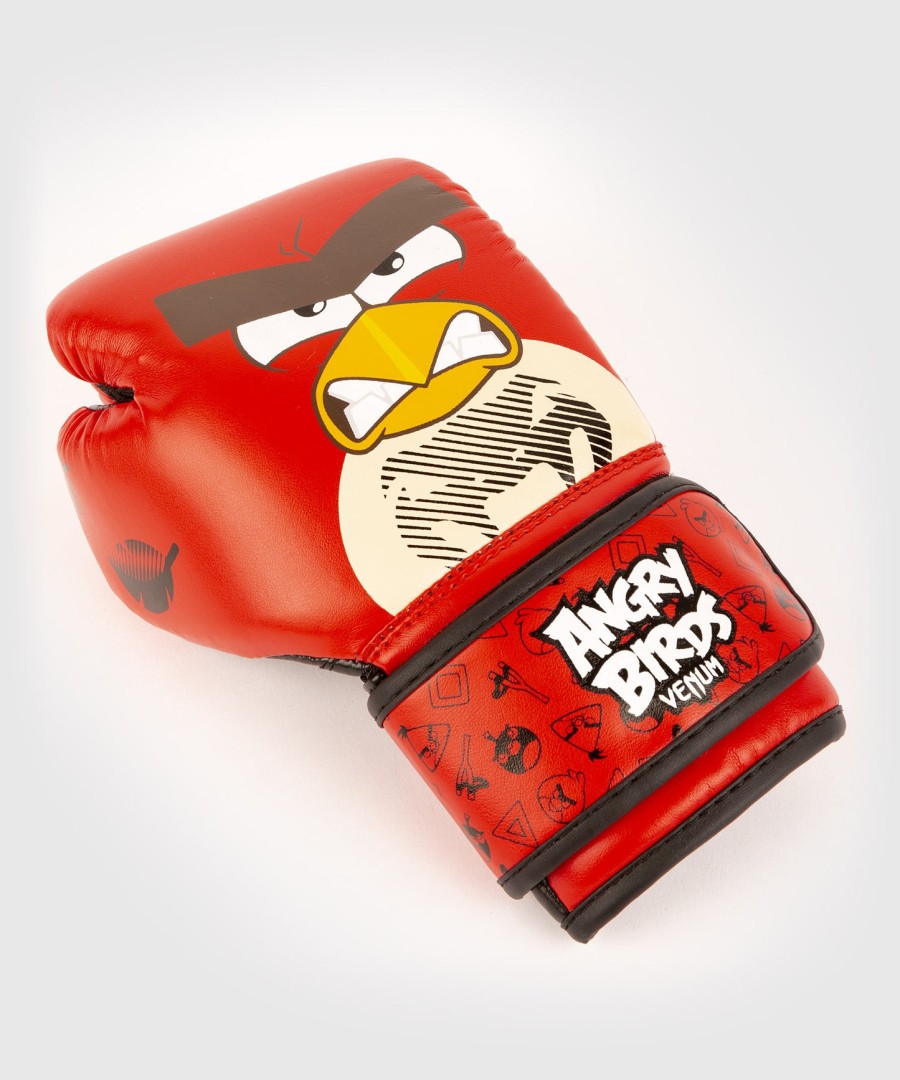 venum angry birds boksehansker - for barn - rød