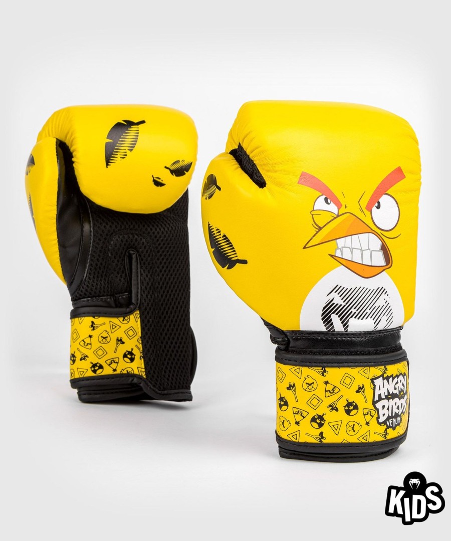 venum angry birds boksehansker - for barn - gul