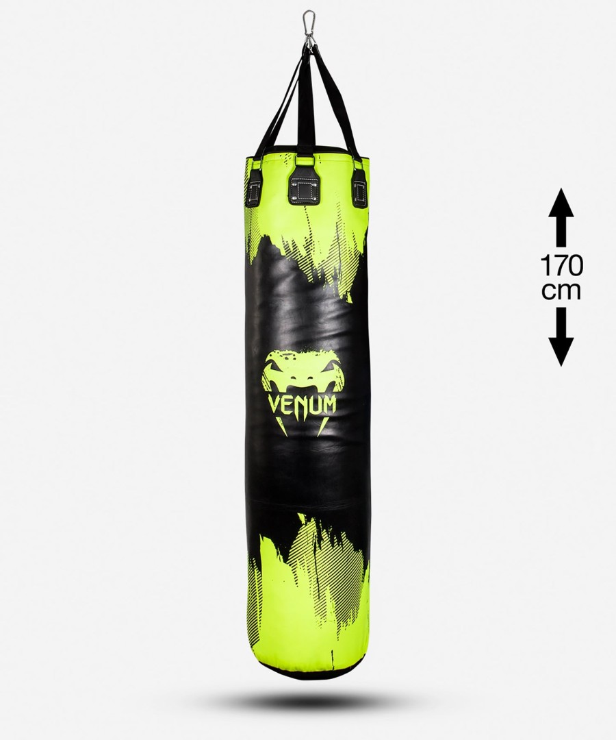 venum hurricane boksesekk - neo gulsvart - 170 cm