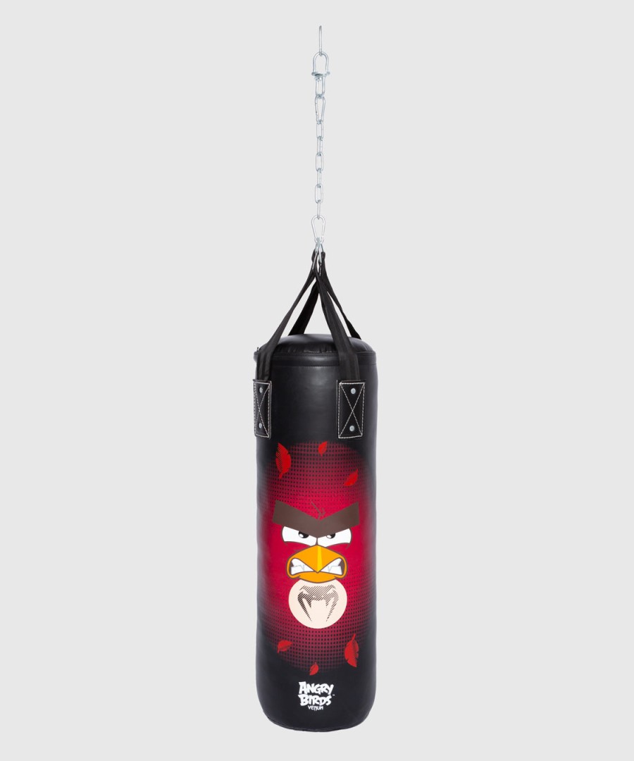 venum angry birds boksesekk - for barn - svartrød
