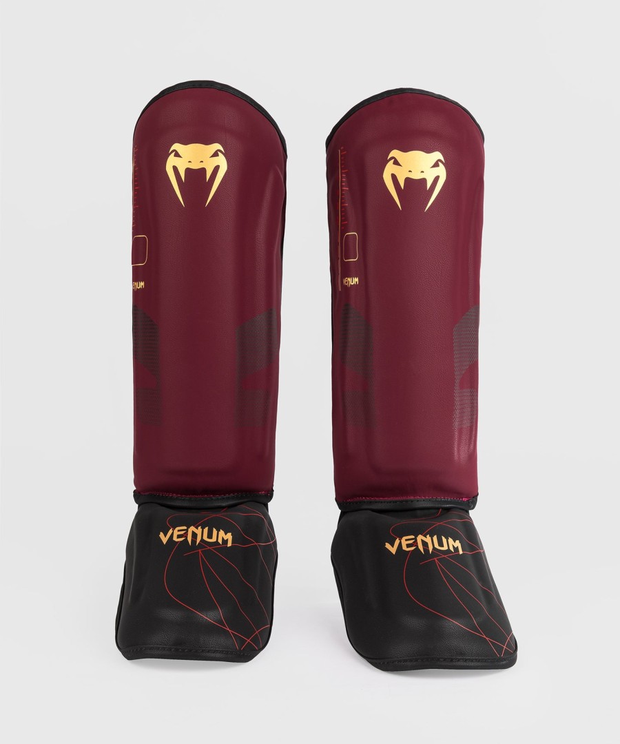 venum tactical xt leggbeskyttere - svartburgundergull
