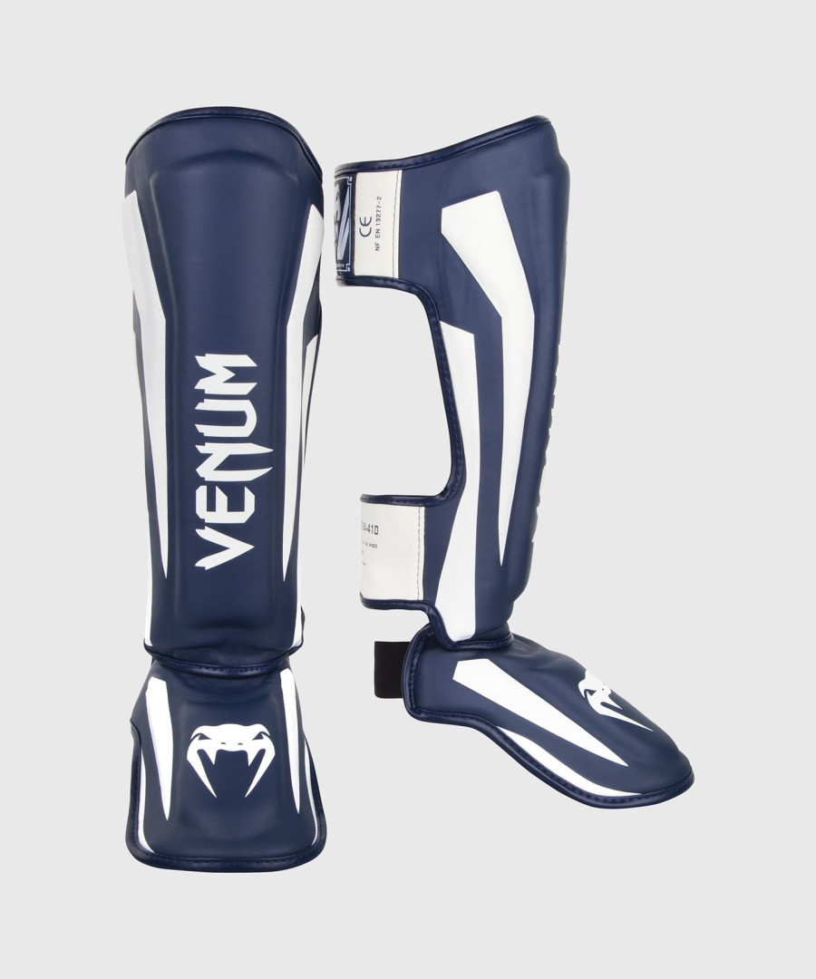 venum elite standup leggbeskyttere - hvitmarineblå