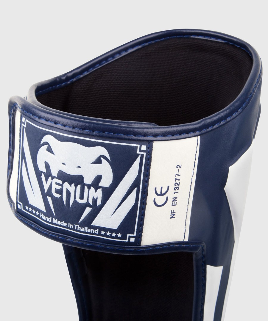 venum elite standup leggbeskyttere - hvitmarineblå
