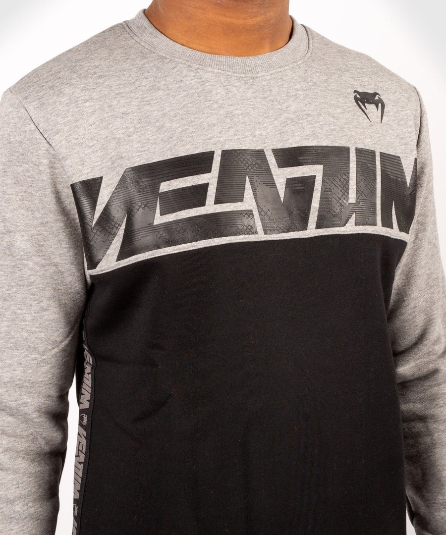 venum connect crew neck genser - svartlynggrå