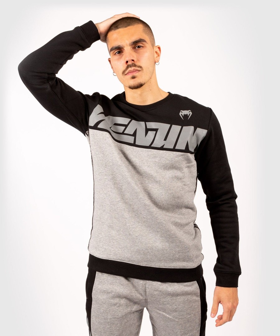venum connect crew neck genser - svartmørk grå