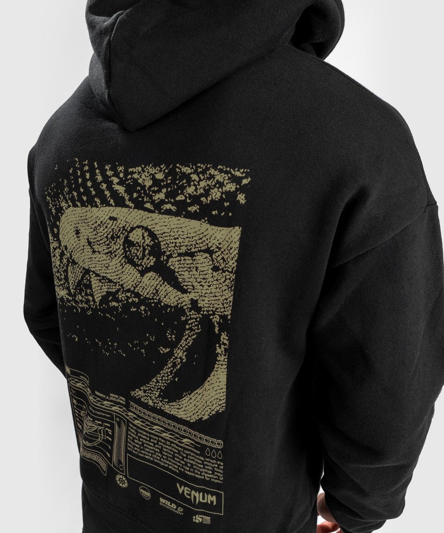 venum fangs-hettegenser - oversized passform - svart