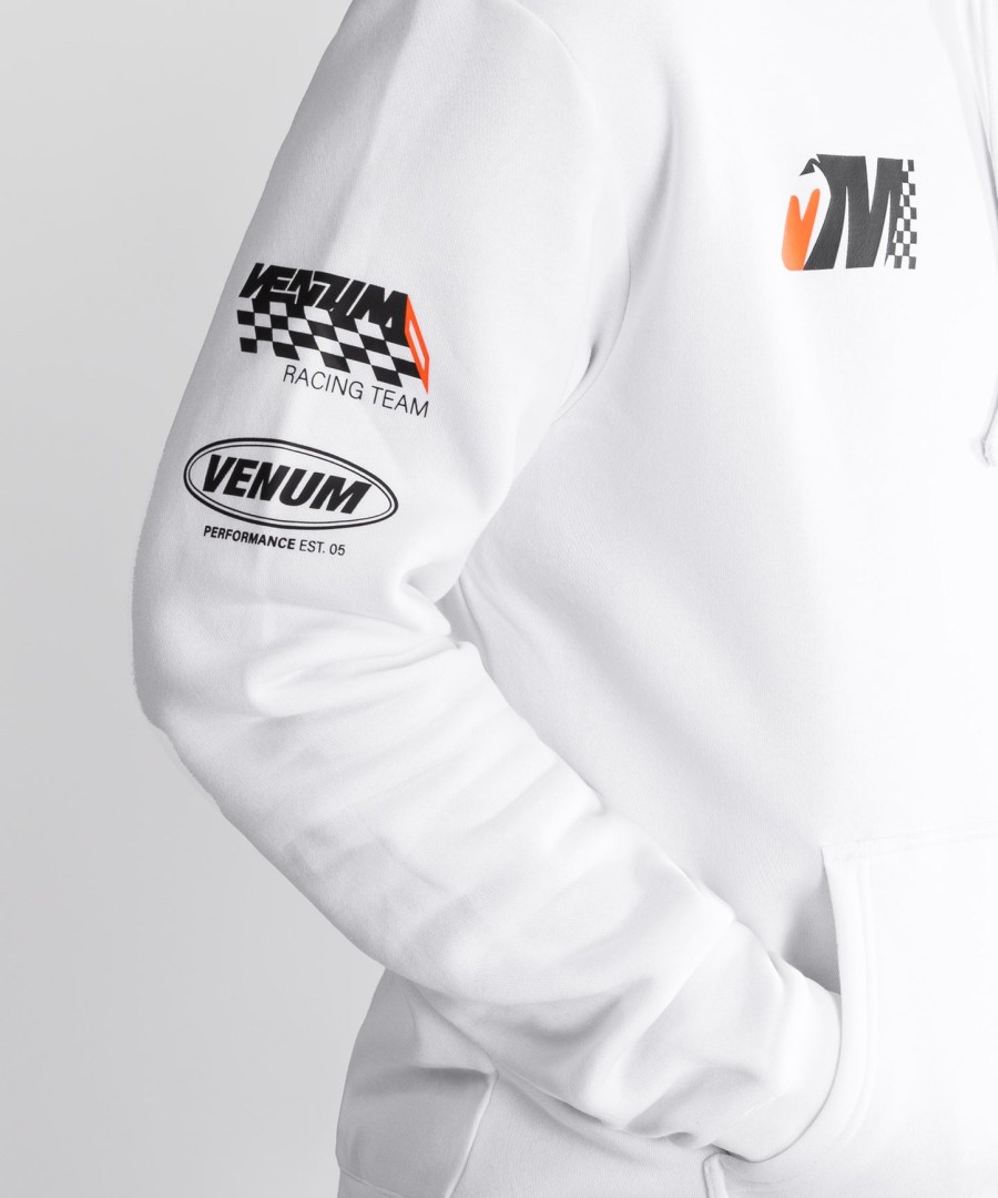 venum motorsport hettegenser - snøhvit
