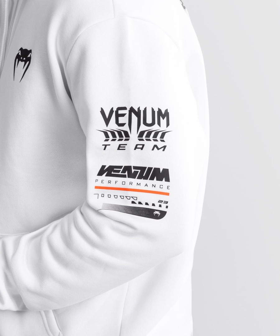 venum motorsport hettegenser - snøhvit