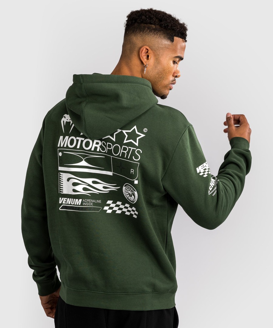 venum motorsport-hettegenser - deep forest