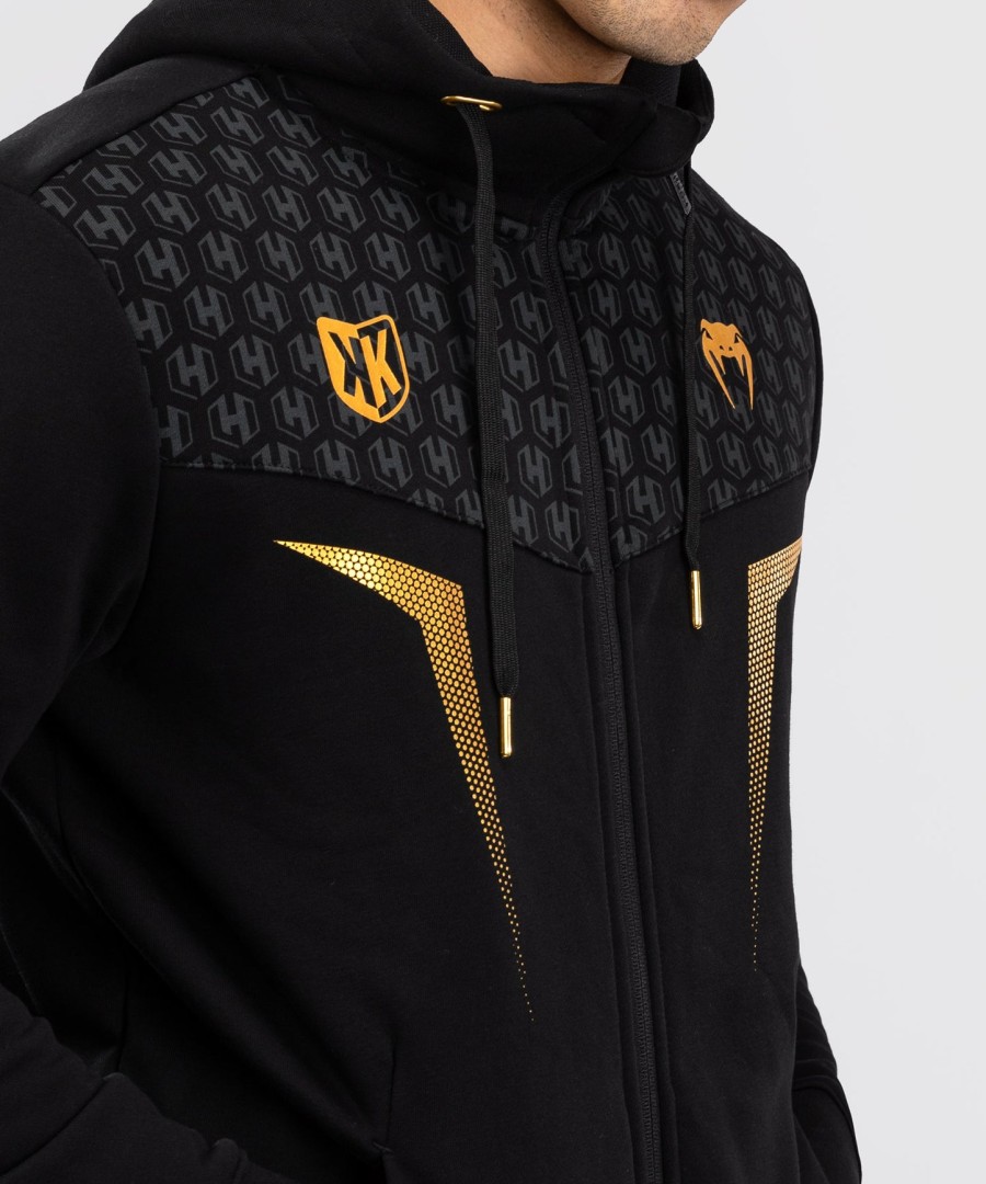 fk x venum hexagone mma hettejakke - svartgull