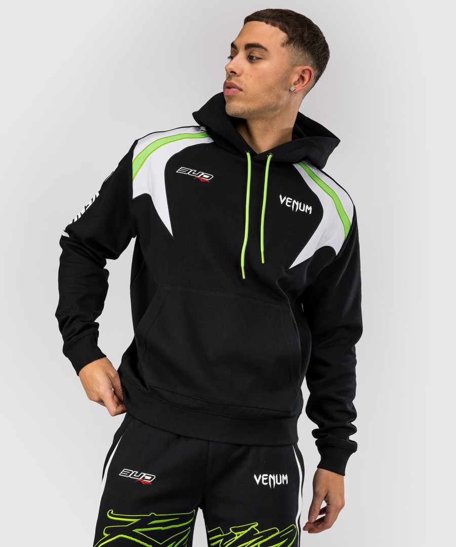 venum x bud racing herre hettegenser - svarthvitlimegrønn
