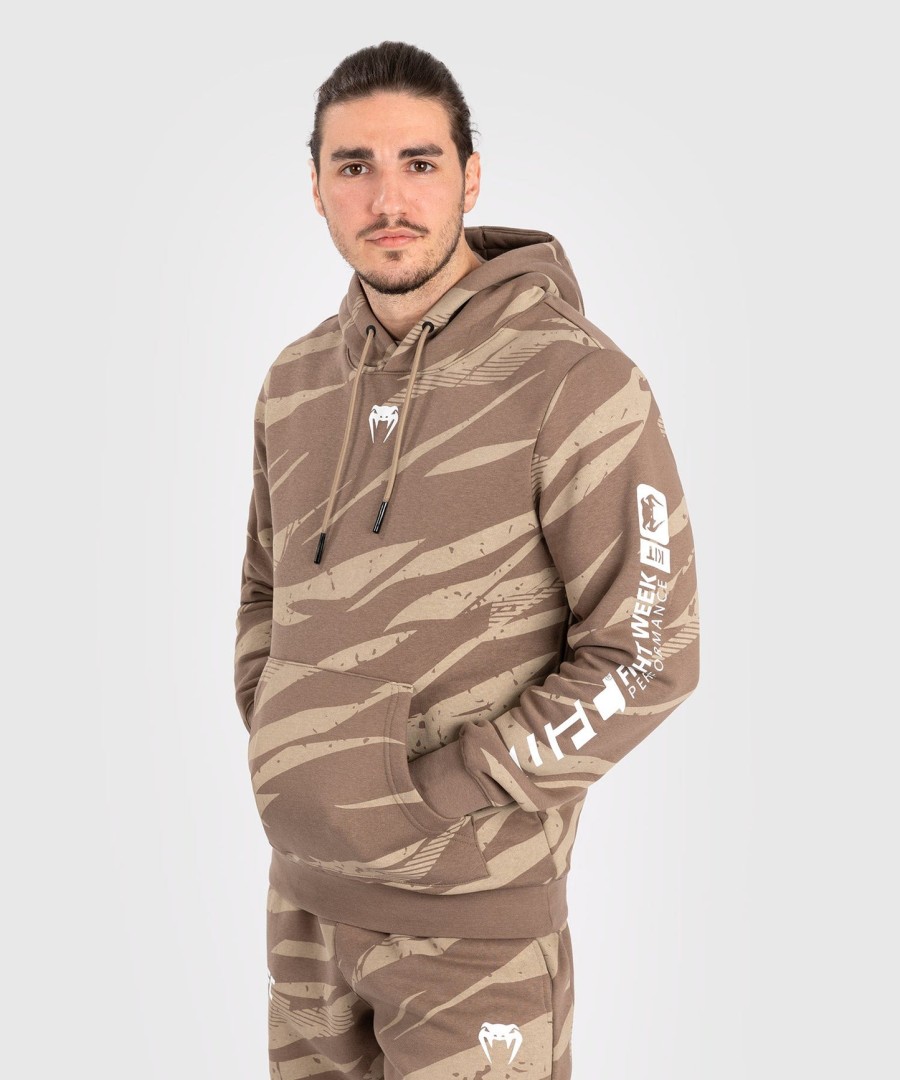 ufc adrenaline by venum fight week herre pullover hettegenser - desert camo
