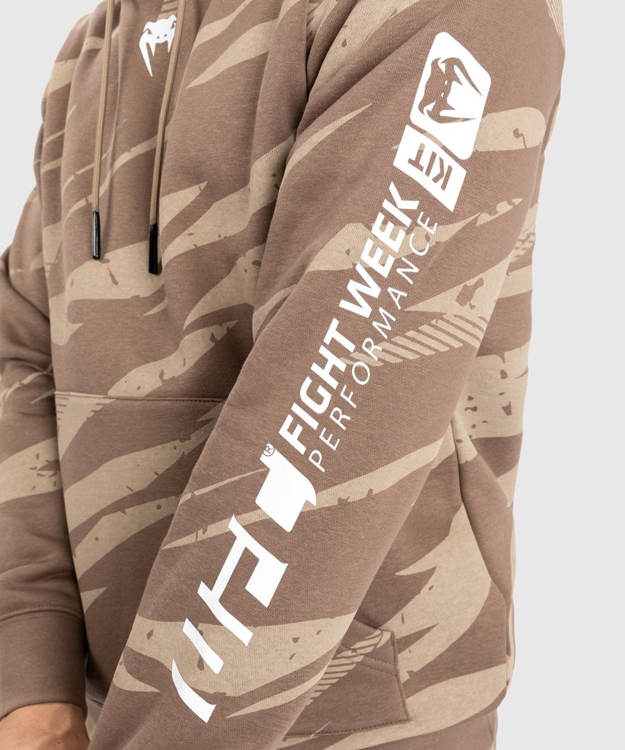 ufc adrenaline by venum fight week herre pullover hettegenser - desert camo
