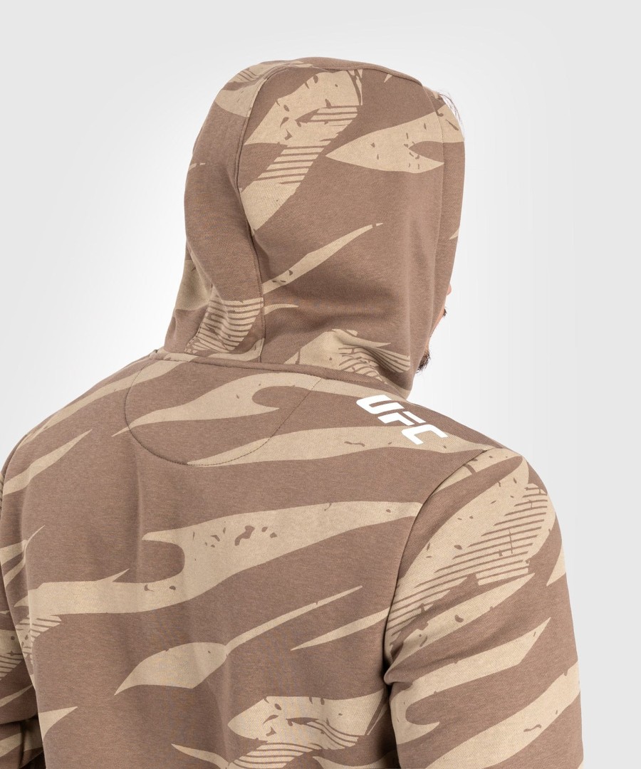 ufc adrenaline by venum fight week herre pullover hettegenser - desert camo