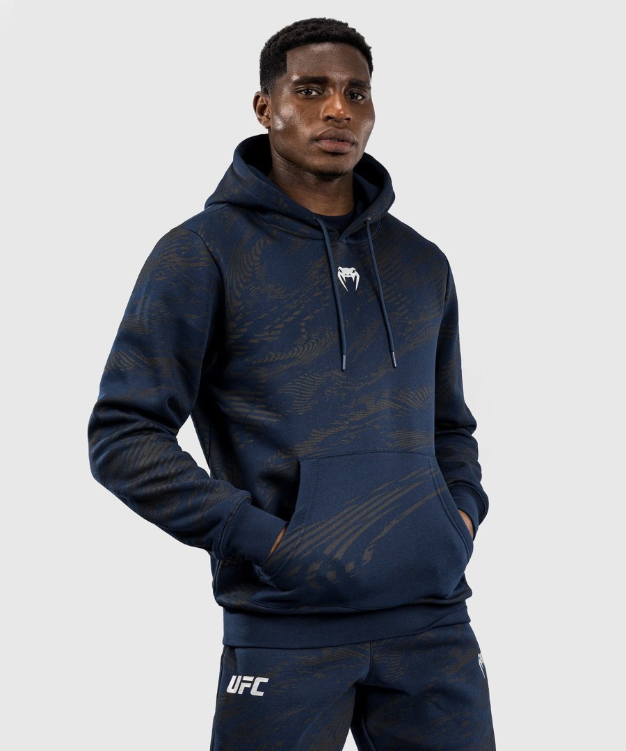 ufc fusion av venum fight week herre pullover hettegenser - oceanic blue