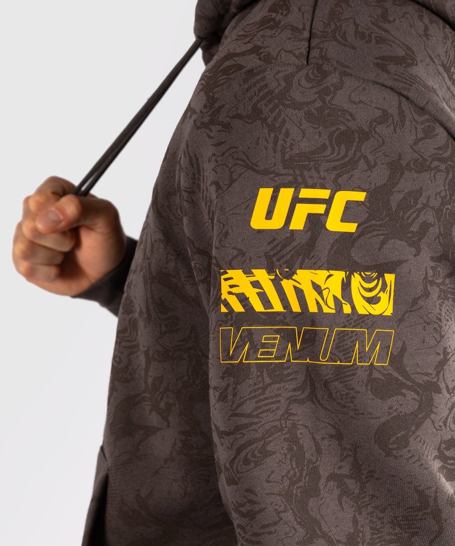 ufc fusion av venum fight week herre pullover hettegenser - jordbrun