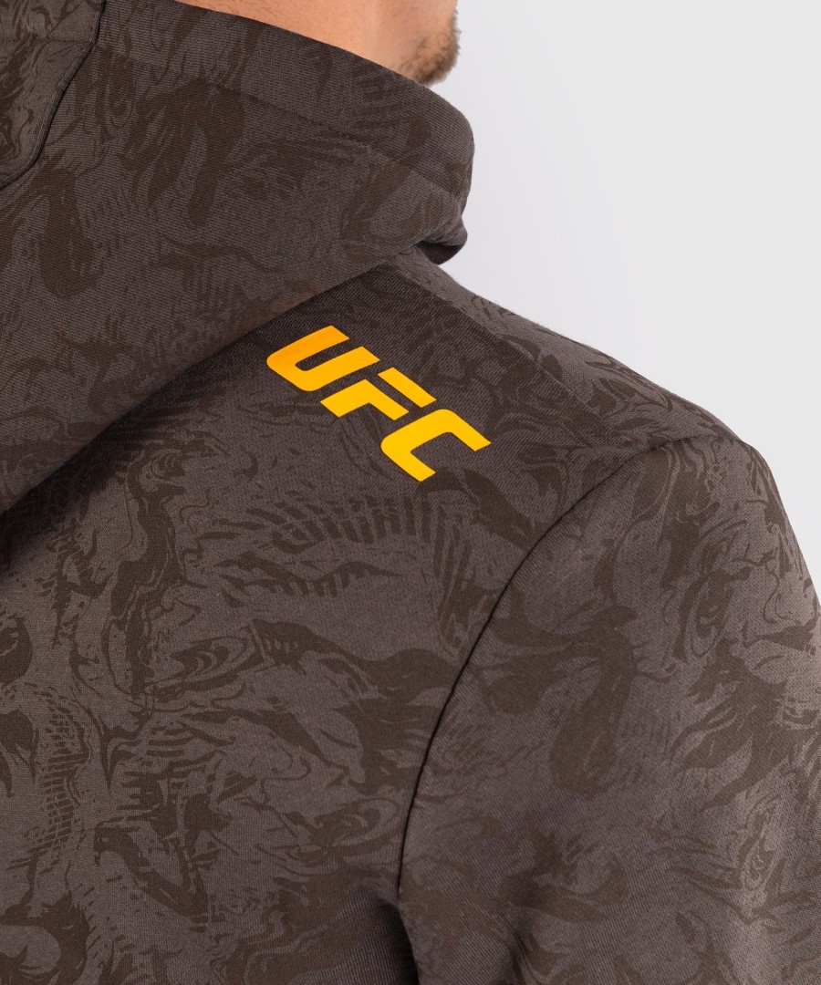 ufc fusion av venum fight week herre pullover hettegenser - jordbrun