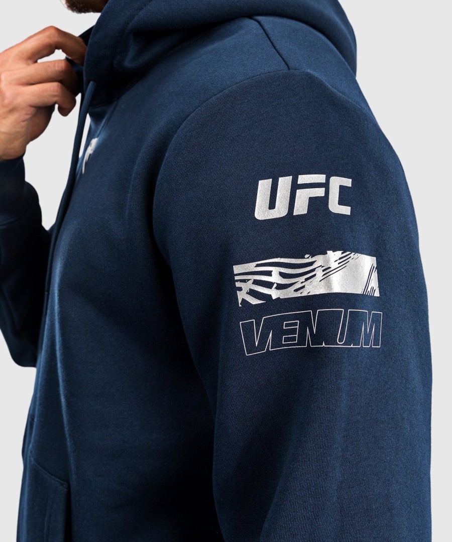 ufc fusion av venum fight week herre pullover hettegenser - ensfarget oceanic blå