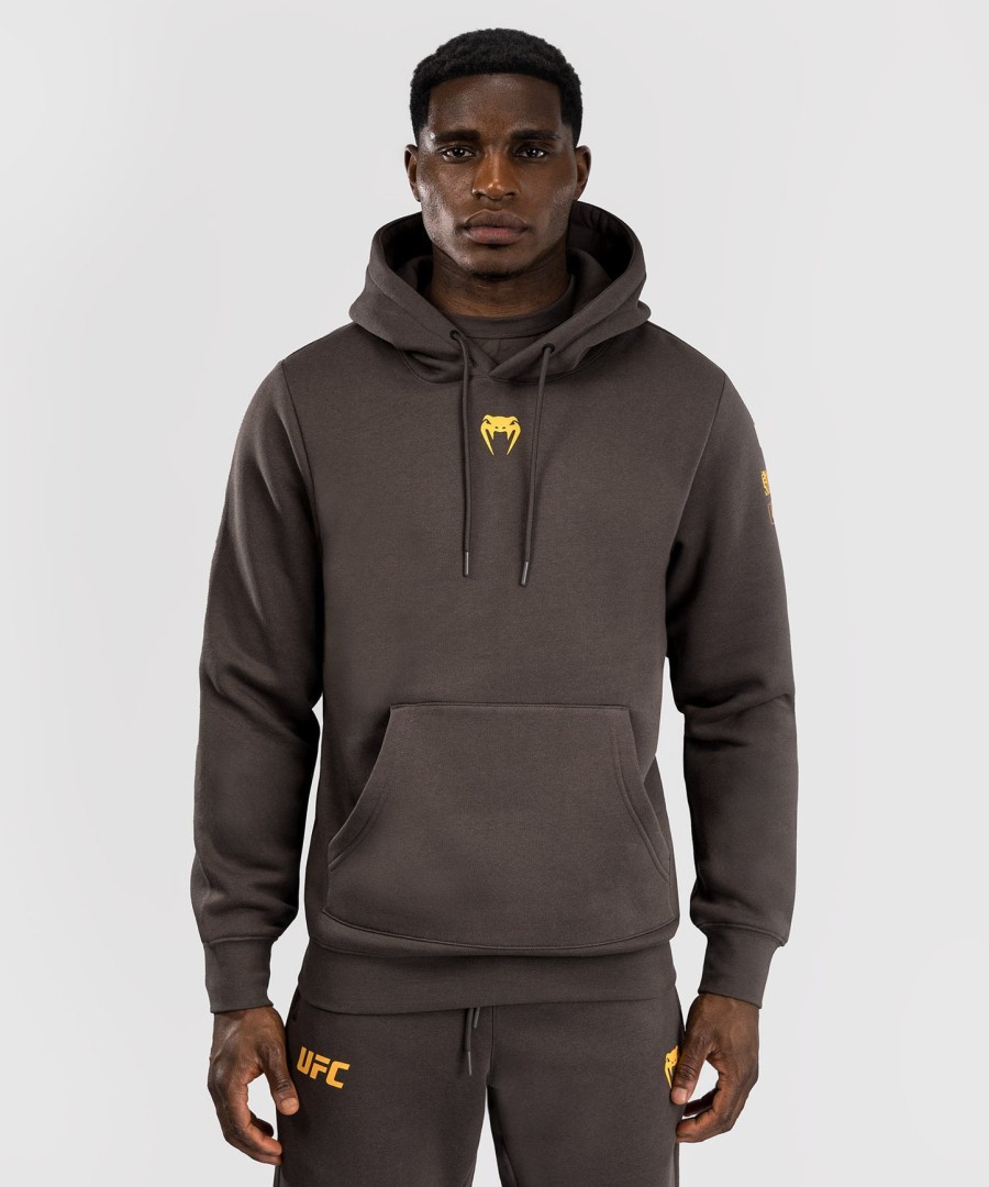 ufc fusion av venum fight week herre pullover hettegenser - ensfarget jordbrun