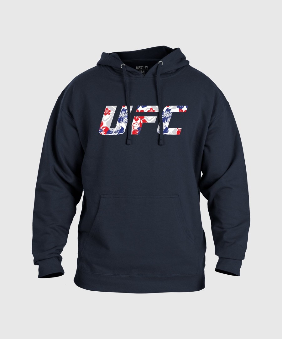 menn ufc unrivaled by venum marineblå max holloway hettegenser