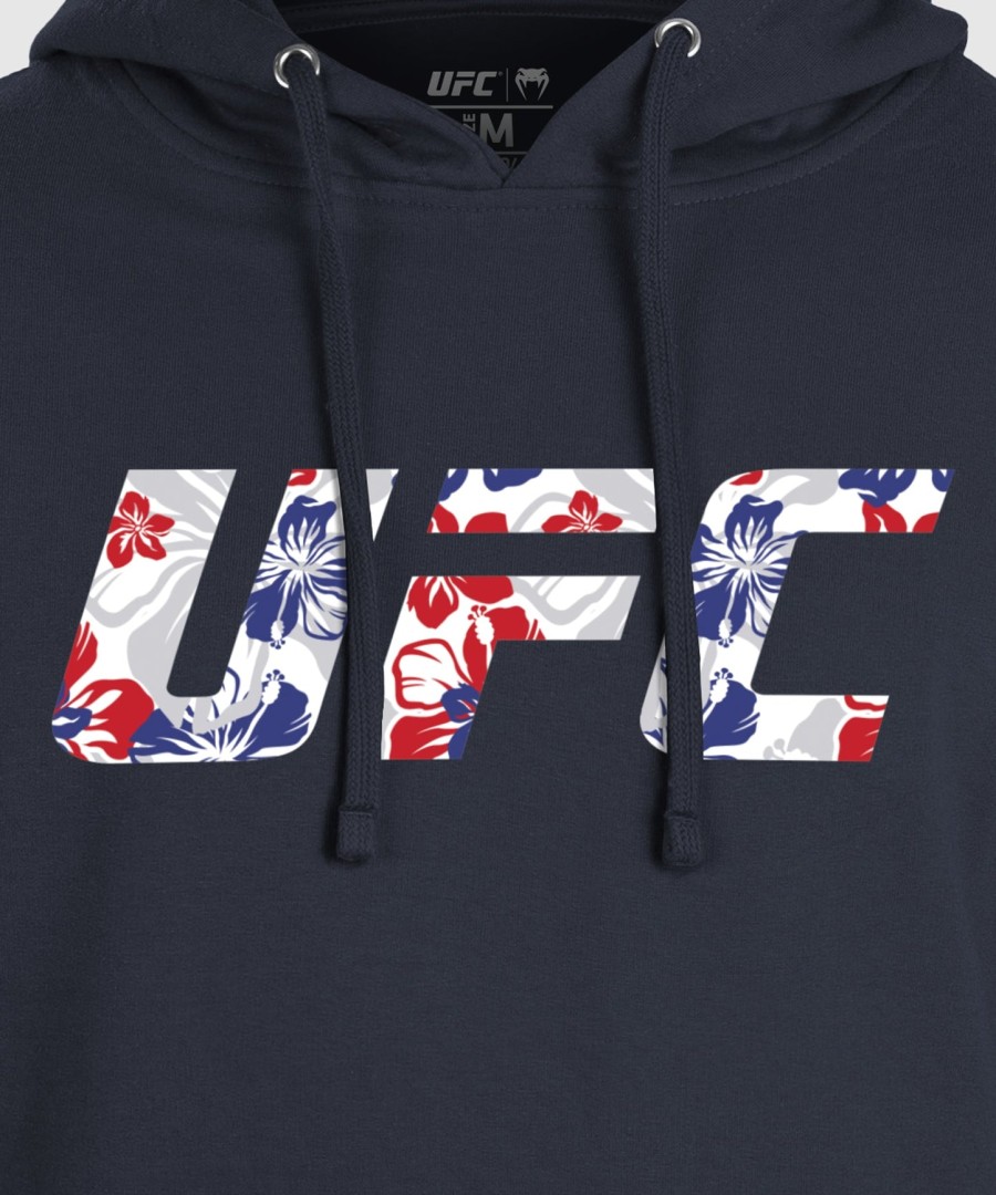 menn ufc unrivaled by venum marineblå max holloway hettegenser