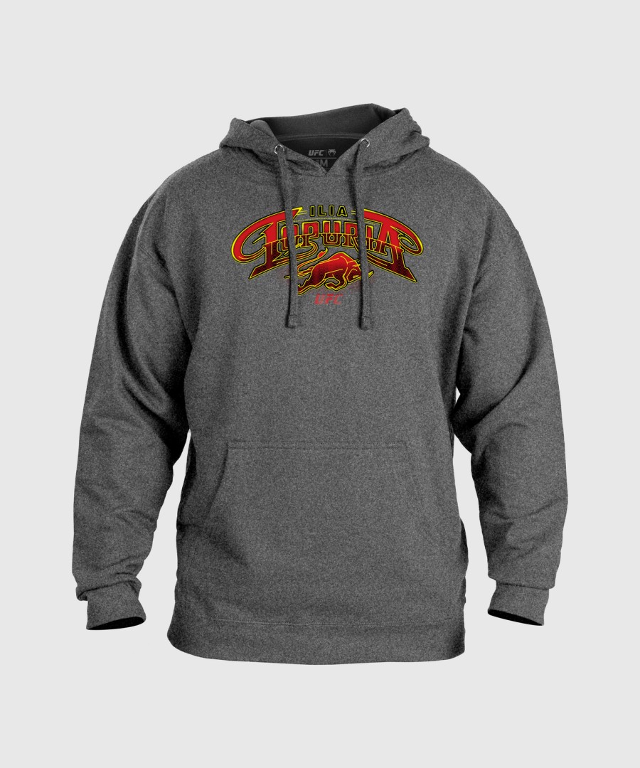 men ufc uovertruffen av venum heather grey ilia topuria hettegenser