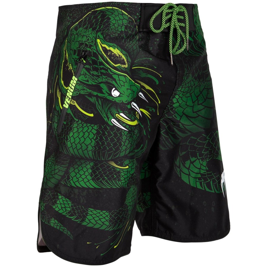 venum green viper boardshorts - svartgrønn