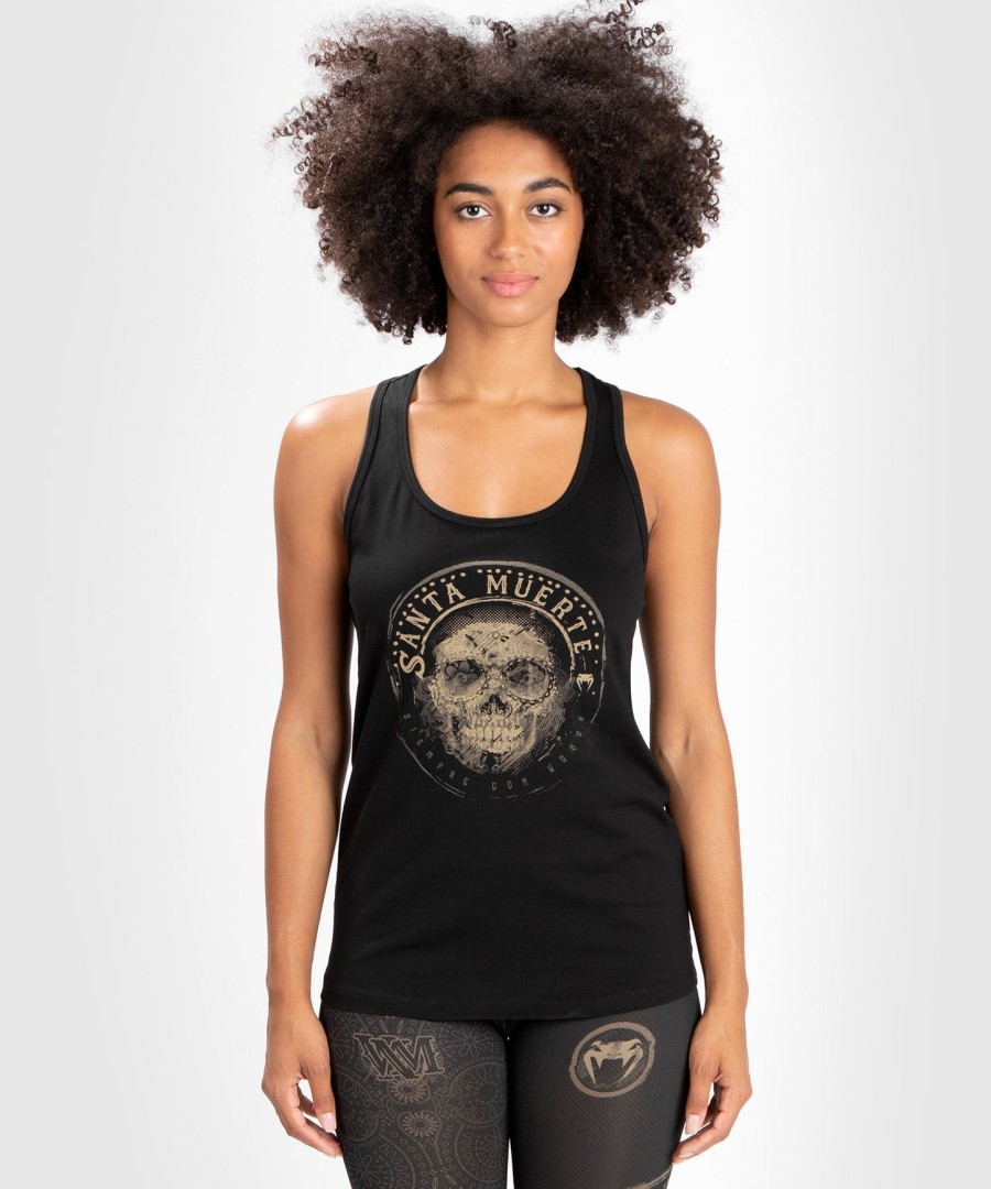 venum dame santa muerte dark side - tanktopp - svartbrun