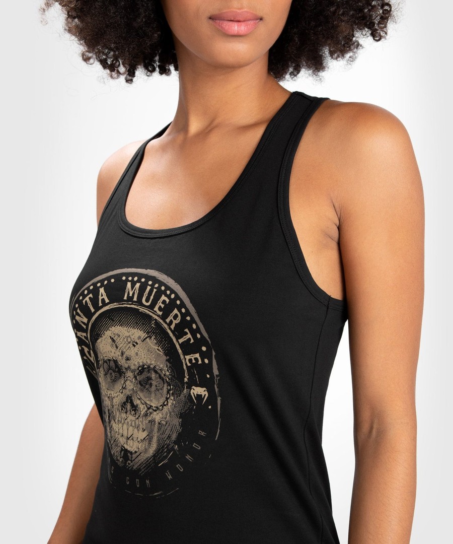 venum dame santa muerte dark side - tanktopp - svartbrun