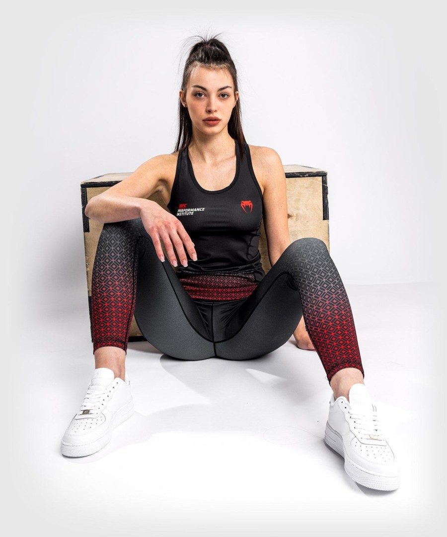 ufc venum performance institute dry tech tanktopp – for kvinner – svartrød