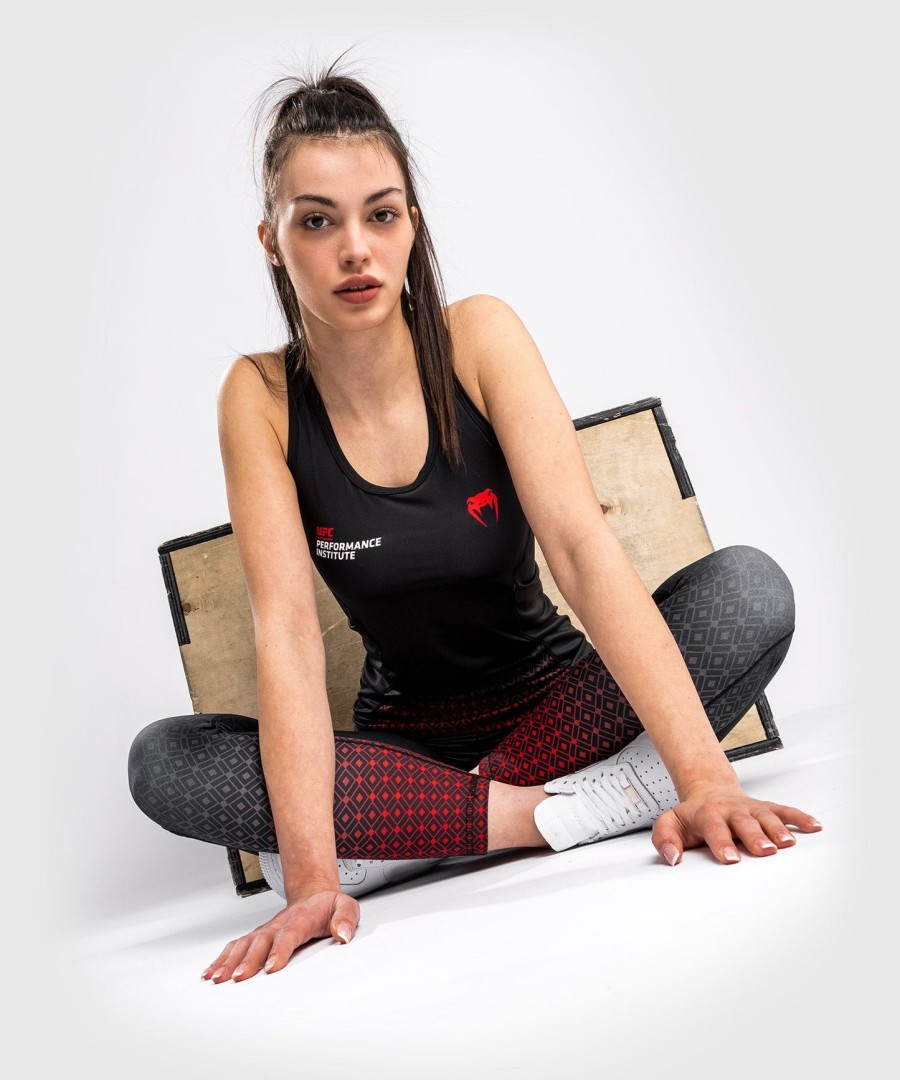 ufc venum performance institute dry tech tanktopp – for kvinner – svartrød