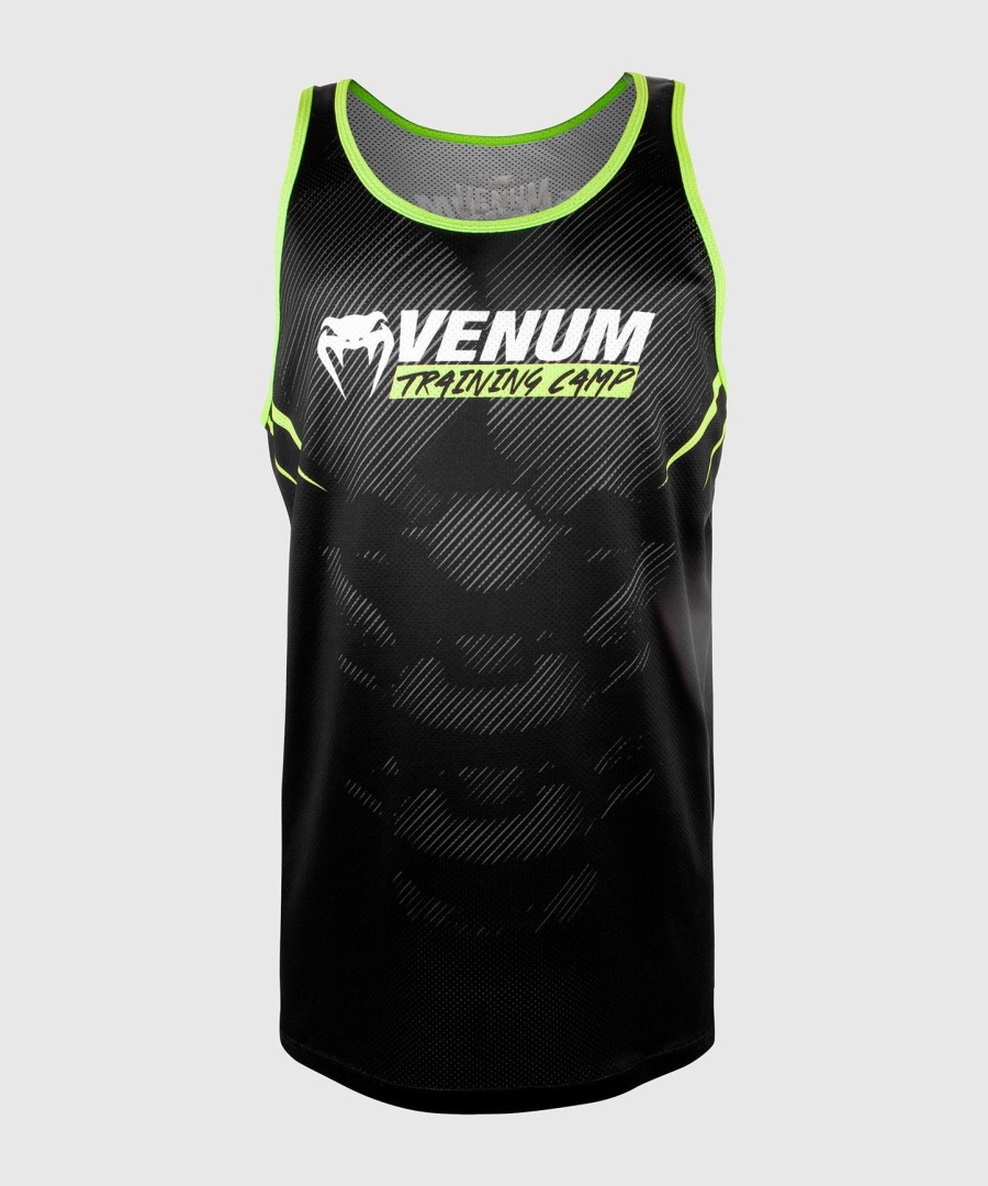 venum training camp 2.0 tanktopp - svartneo gul