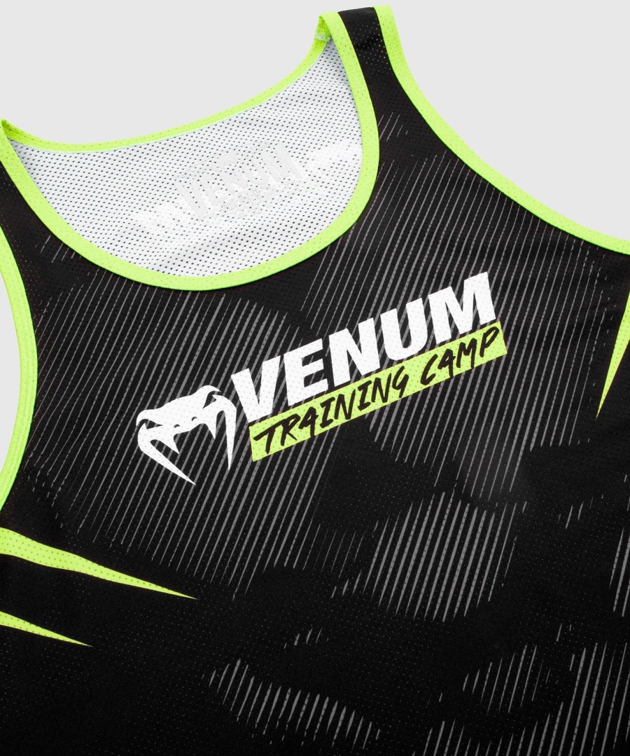 venum training camp 2.0 tanktopp - svartneo gul